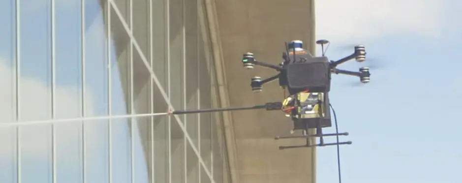 Cleaning Drone Collision Detection