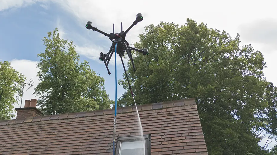 An Aspira AC Lite coating a roof