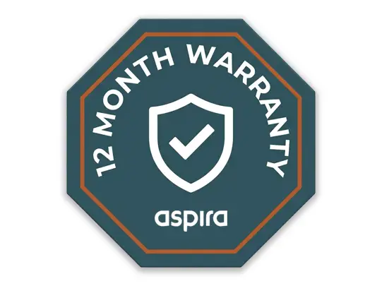 Aspira 12 Month Warranty